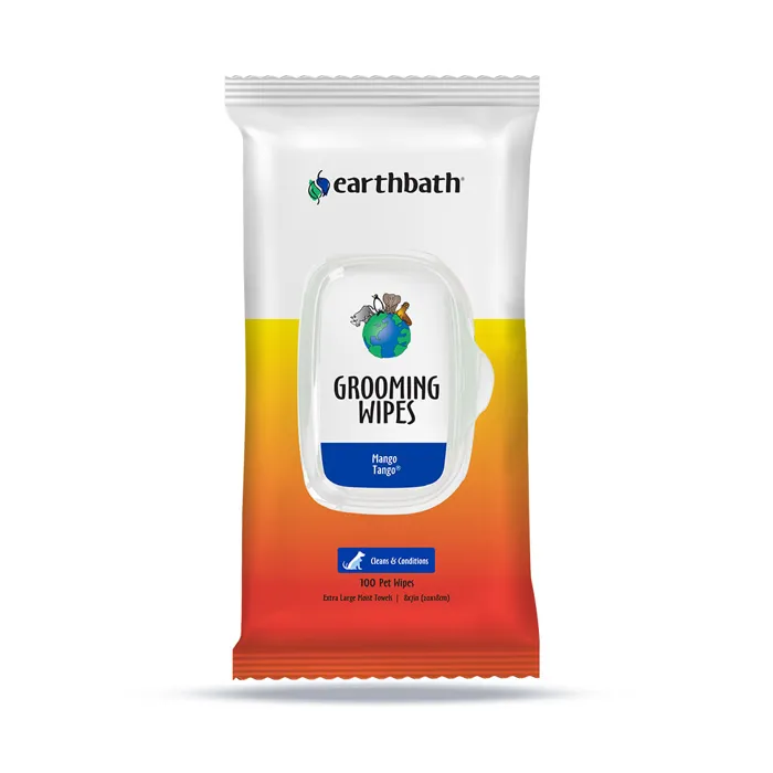 Earthbath Grooming Wipes Mango Tango 100ct Pack